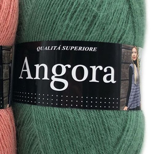 Pelote angora vert