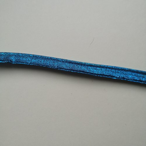Passepoil lurex bleu