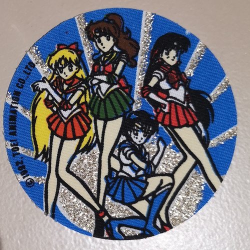 Ecusson thermocollant sailor moon rond