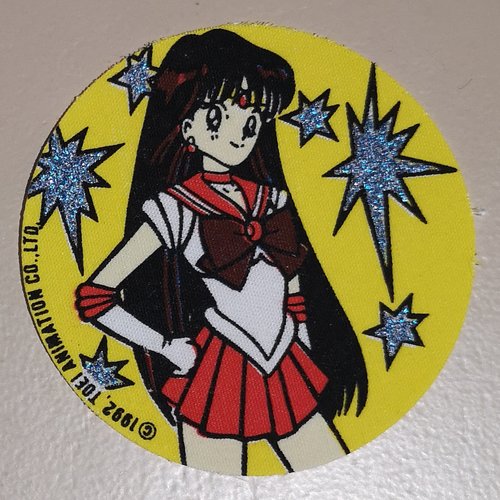 Ecusson thermocollant sailor moon rond