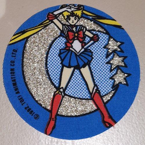 Ecusson thermocollant sailor moon rond