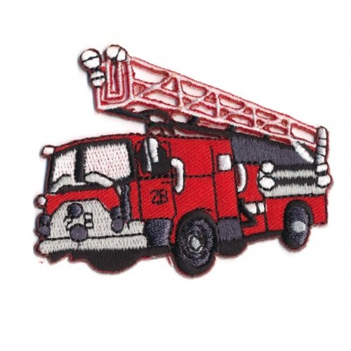 Ecusson thermocollant camion pompier