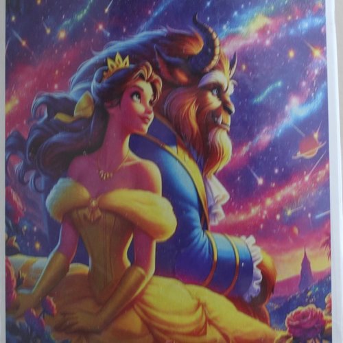 Diamond painting "la belle et la bête"