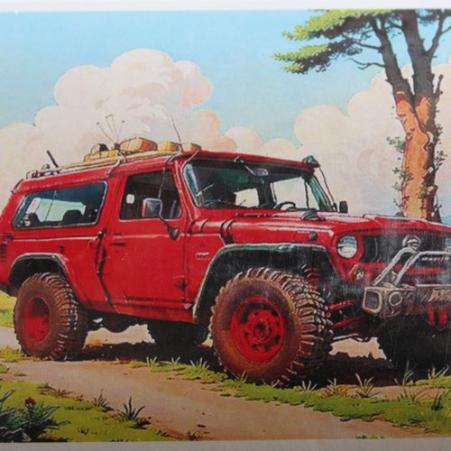 Diamond painting " véhicule 4x4"
