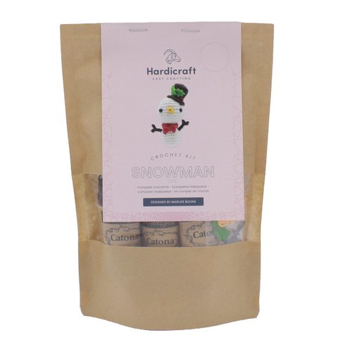 Kit crochet mini bonhomme de neige
