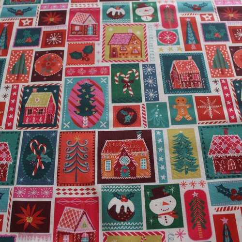 Tissus candy cane christmas