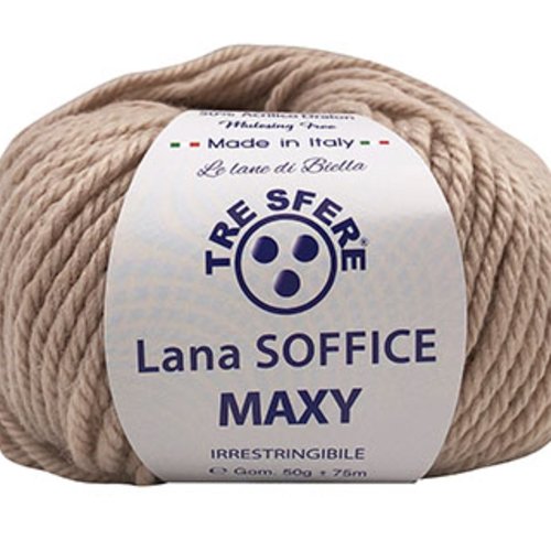 Pelote lana soffice maxy beige