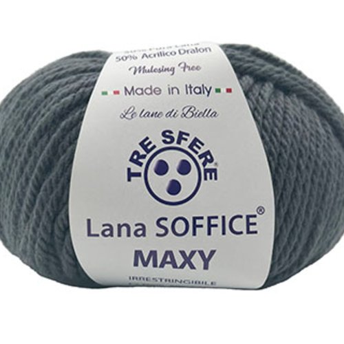 Pelote lana soffice maxy gris