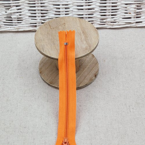 Fermeture orange 15 cm
