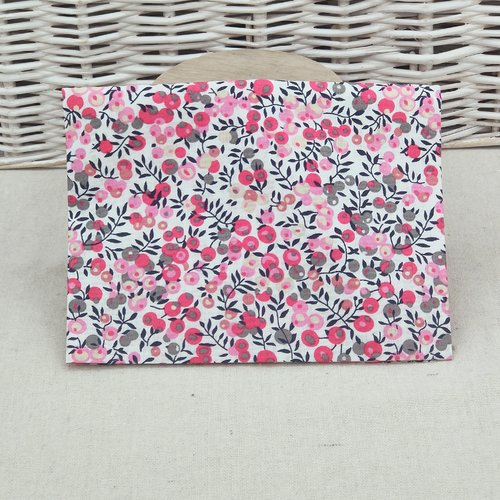Coupon tissu popeline de  coton  50 x 50 cm