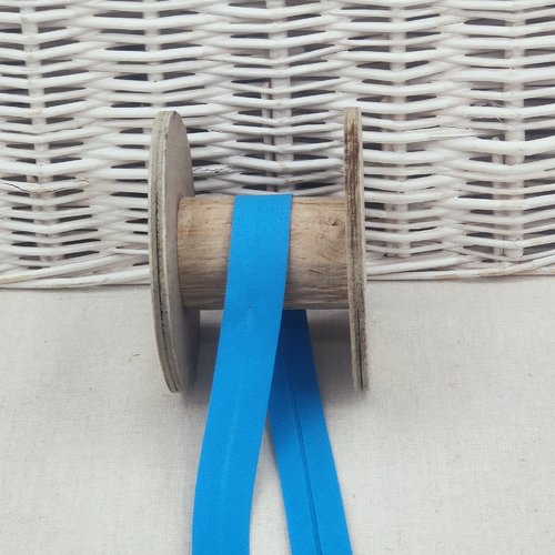Biais uni turquoise foncé