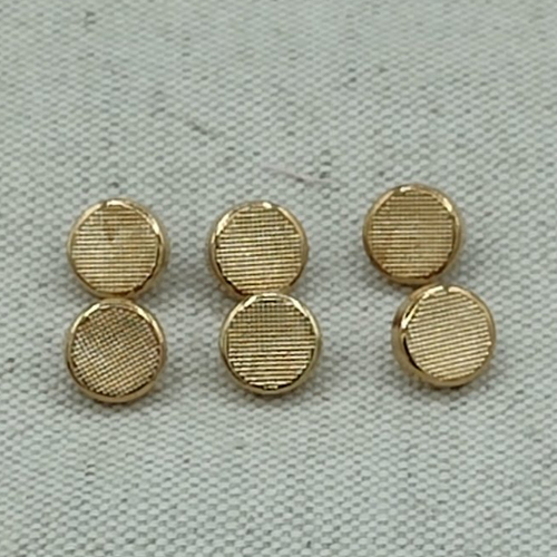 Bouton rond doré