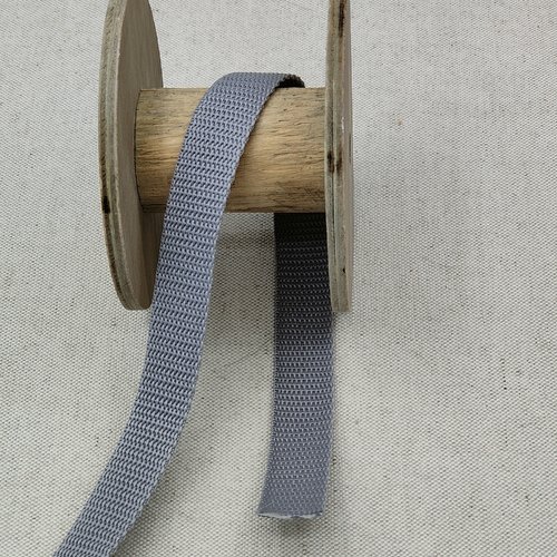 Sangle polyester 20mm gris foncé