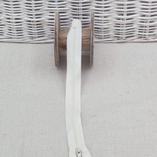 Fermeture ivoire 25 cm