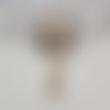 Fermeture  beige foncé 25 cm