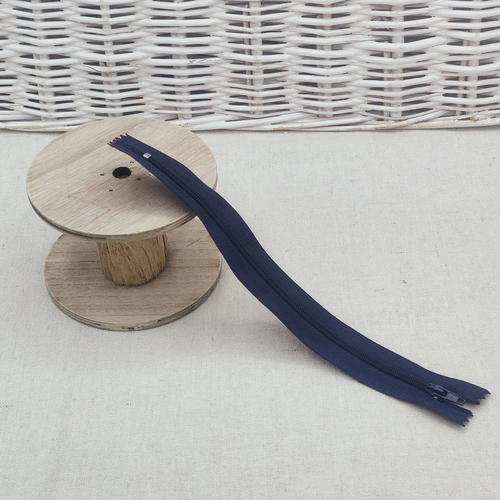 Fermeture bleu marine 20 cm