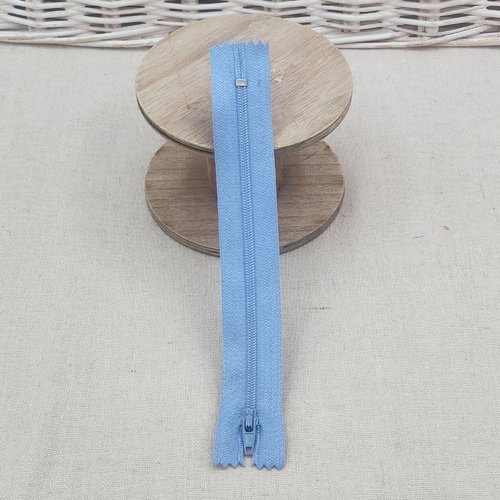 Fermeture bleu 15 cm
