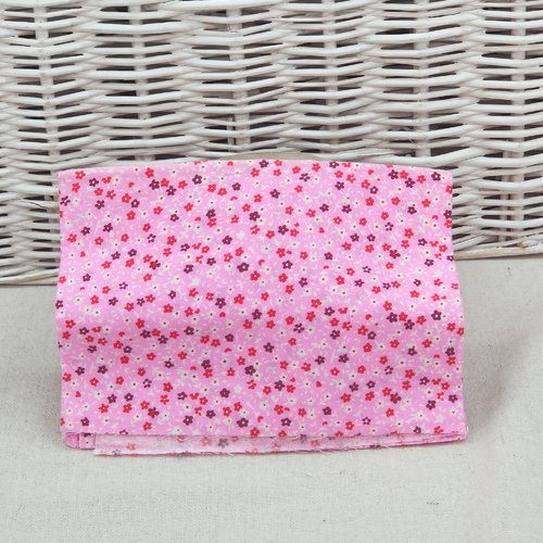 Coupon tissu popeline de  coton  50 x 50 cm