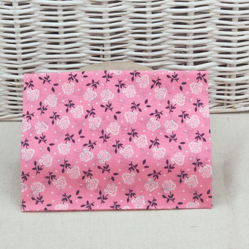 Coupon tissu popeline de coton  50 x 50 cm