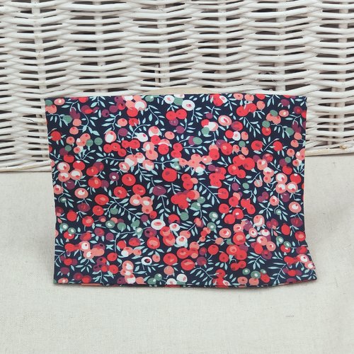 Coupon tissu popeline de coton  50 x 50 cm