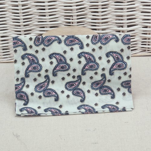 Coupon tissu popeline de coton  50 x 50 cm