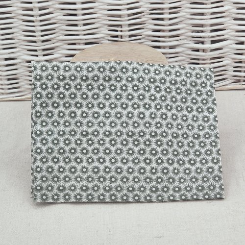 Coupon tissu popeline de coton  50 x 50 cm