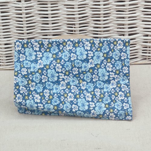 Coupon tissu popeline de coton  50 x 50 cm