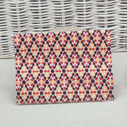 Coupon tissu popeline de coton  50 x 50 cm