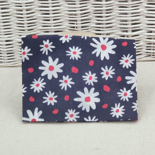 Coupon tissu popeline de coton  50 x 50 cm