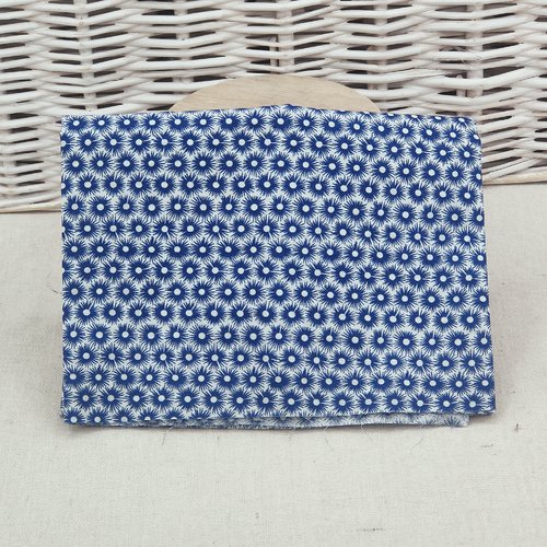 Coupon tissu popeline de coton  50 x 50 cm