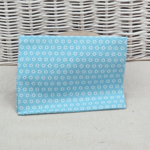 Coupon tissu popeline de coton  50 x 50 cm