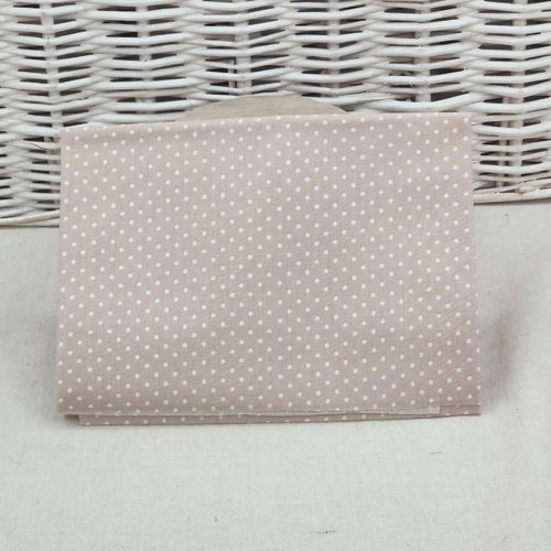 Coupon tissu popeline de  coton  50 x 50 cm