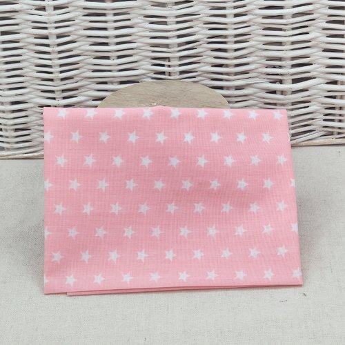 Coupon tissu popeline de  coton  50 x 50 cm