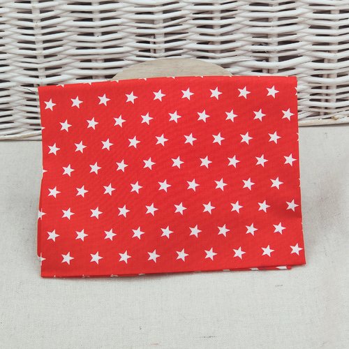 Coupon tissu popeline de  coton  50 x 50 cm