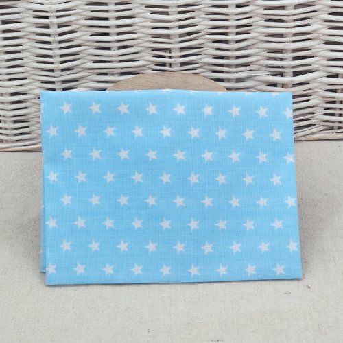 Coupon tissu popeline de  coton  50 x 50 cm