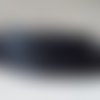 5 mètres de cordon cuir de vachette noir enduit  1 mm