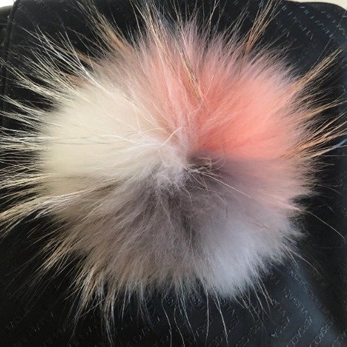 pompon vrai fourrure