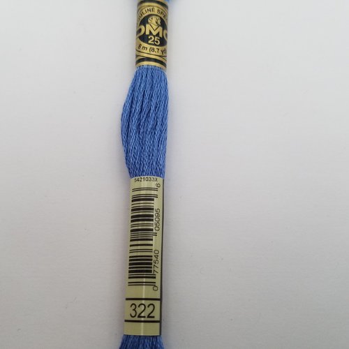 Fil à broder - mouliné dmc 322 pour broderie et tapisserie