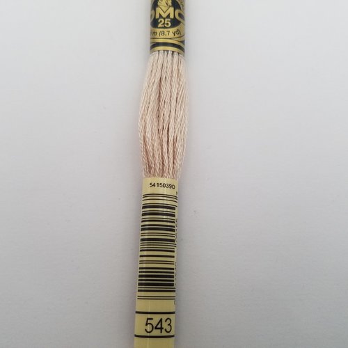 Fil à broder - mouliné dmc 543 pour broderie et tapisserie