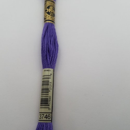 Fil à broder - mouliné dmc 3746 pour broderie et tapisserie