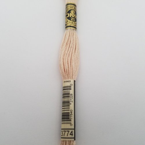 Fil à broder - mouliné dmc 3774 pour broderie et tapisserie