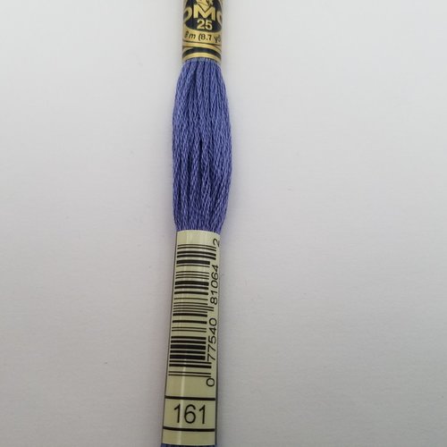 Fil à broder - mouliné dmc 161 pour broderie et tapisserie