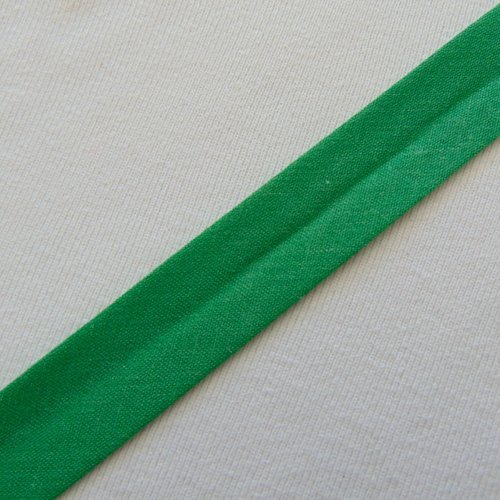 Biais uni, vert sapin, largeur 20 mm, vendu au mètre (bi-p053)