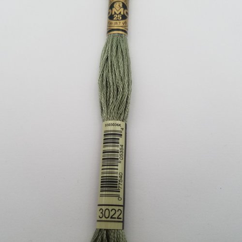 Fil à broder - mouliné dmc 3022 pour broderie et tapisserie