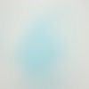Ruban organza, turquoise pâle, largeur 10 mm, vendu par lot de 10 mètres (o-062)
