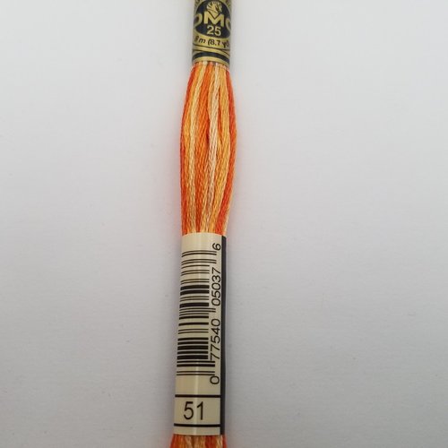 Fil à broder - mouliné dmc 51 pour broderie et tapisserie