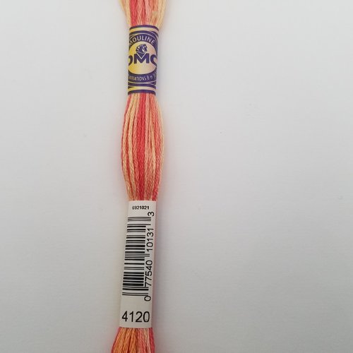 Fil à broder - mouliné variation dmc 4120 pour broderie et tapisserie