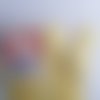 Fermeture éclair - séparable - jaune paille - longueur de 25 à 95 cm (z54-610)