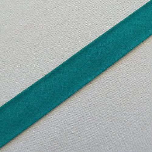Biais unis, vert gazon, largeur 20 mm, vendu au mètre (bi-p052)