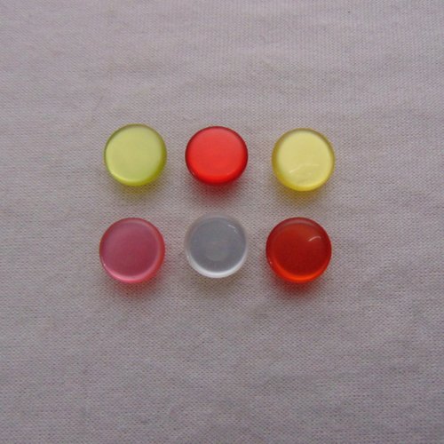 Bouton diamètre 14 mm, vendu par lot de 4 boutons (bo-2013)